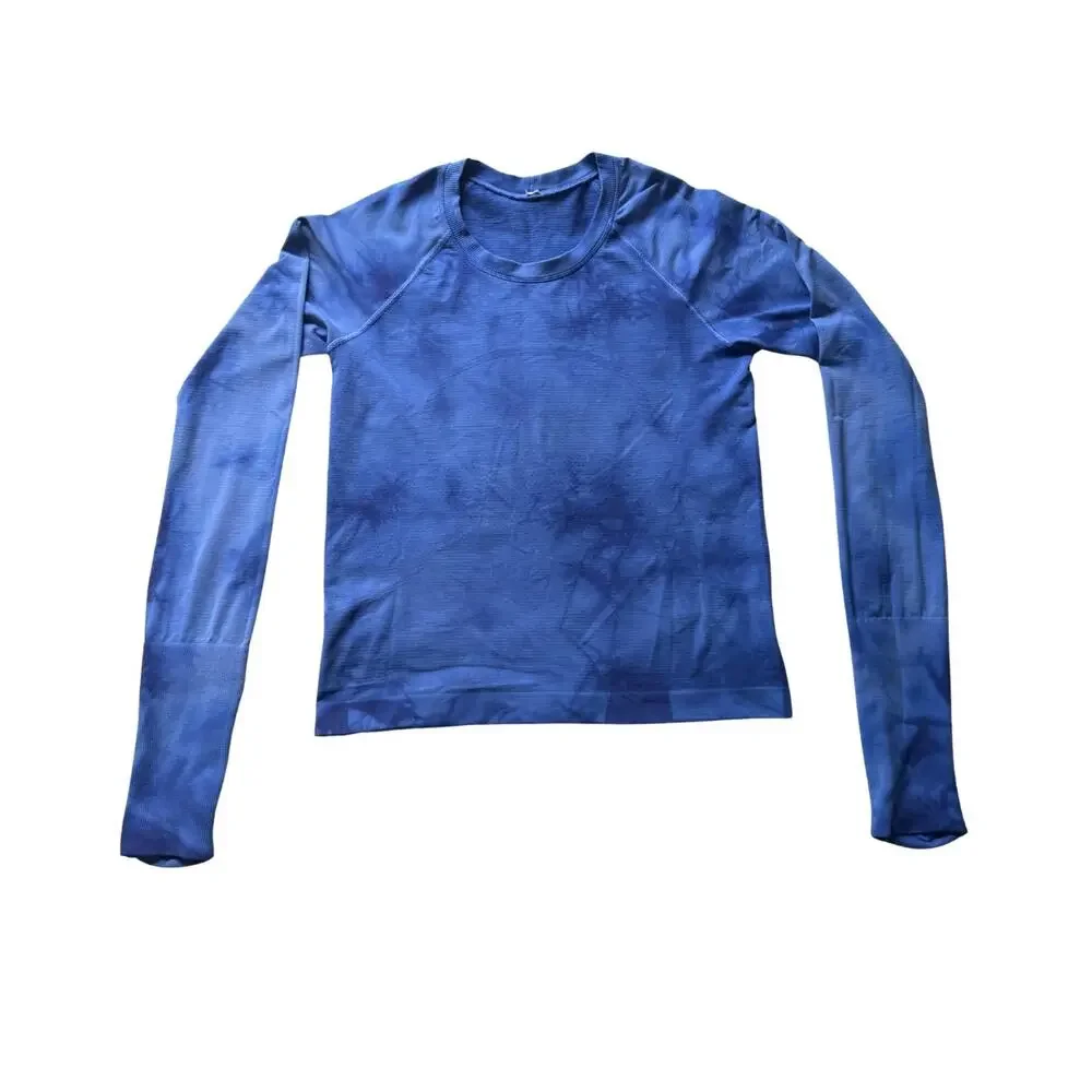Lululemon Swiftly Tech LS 2.0 Race Length Psychic Marble Dye Est. Size 6